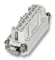 HC-B 24-I-UT-F RECTANGULAR FEMALE INSERT, 24POS, SCREW PHOENIX CONTACT