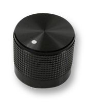 MP7225 Round Knurled KNOB W/Line IND, 20mm multicomp Pro