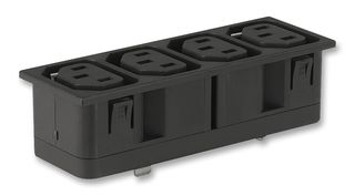 4752.3000 Outlet, IEC, 4WAY, 1mm Schurter