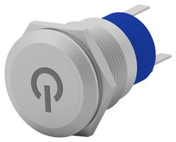 AV1911PG12Q04 Vandal Resistant SW, SPST, 3a, 250VAC Alcoswitch - Te Connectivity