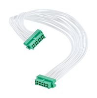 G125-FC12005L0-0300F Cable ASSY, Gecko Rcpt-Rcpt, 300mm Harwin