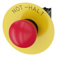 3SU1100-1LB20-1PH0 E-STOP SWITCH, SPST-NC/NC, 10A, 500V SIEMENS