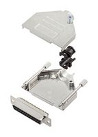 L17DTZK25+L77SDB25S D Sub Connector, Rcpt, 25Pos, Solder Amphenol ICC