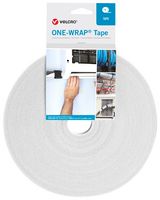 Vel-OW64126 Tape, PP, 16mm X 25m, White Velcro
