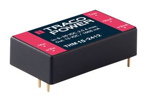THM 15-4823 DC-DC Converter, Medical, 2 O/P, 15w TRACO Power