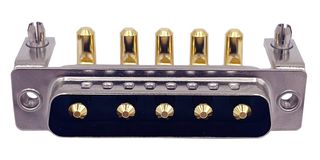 684M5W5103L621 Combo D-Sub Conn, Plug, DB-5W5, Th Norcomp