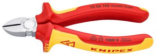 70 06 140 DIAGONAL CUTTER, 4MM, 140MM KNIPEX