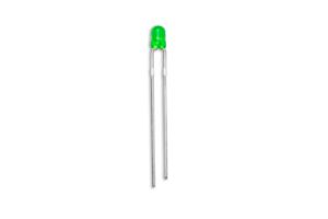 MP008246 LED, Green, 1.5MCD, 572nm, 3mm multicomp Pro