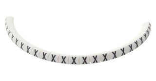 901-11047 CABLE MARKER, PRE PRINTED, PVC, WHITE HELLERMANNTYTON