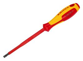 98 20 55 Screwdriver, Slot, 5.5mm, 125mm, 232MM Knipex