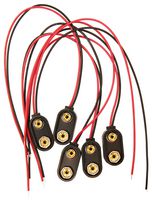 MP007080 Battery Holder, Snap On , 8" Wire Lead multicomp Pro