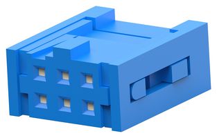 1658526-2 WTB Conn, Rcpt, 6Pos, 2Row, 2.54mm Amp - Te Connectivity