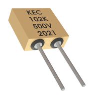 ACR05B681JGS Cap, 680pF, 50VDC, MLCC, Radial Kemet