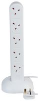 2810 Power Outlet Strip, 10 Outlet, 2m, 250V Pro Elec