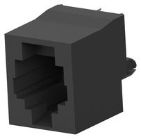 5569984-2 Mod Connector, RJ11, R/A Jack, 6P6C, Th Amp - Te Connectivity