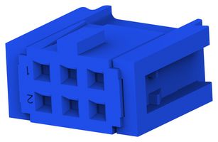 1658527-2 WTB Conn, Rcpt, 6Pos, 2Row, 2.54mm Amp - Te Connectivity