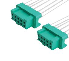 G125-FC11005L0-0150F Cable ASSY, 10Pos Rcpt-Rcpt, 150mm Harwin