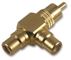 PS000097 RCA Adapter, Phono Plug-Phono Rcpt X 2 multicomp Pro