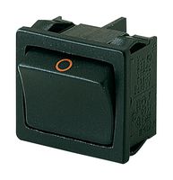 01801.1926-01 Rocker Switch, SPST, 12A, 250VAC, Black MARQUARDT