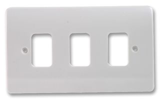 K3633WHI Grid Plus - 2 Gang/3 Way Plate Honeywell