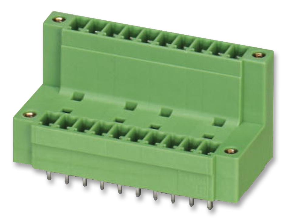PHOENIX CONTACT Terminal Block Headers & Sockets MCDV 1,5/10-GF-3,81 TERMINAL BLOCK, HEADER, 10POS, TH PHOENIX CONTACT 2254504 MCDV 1,5/10-GF-3,81