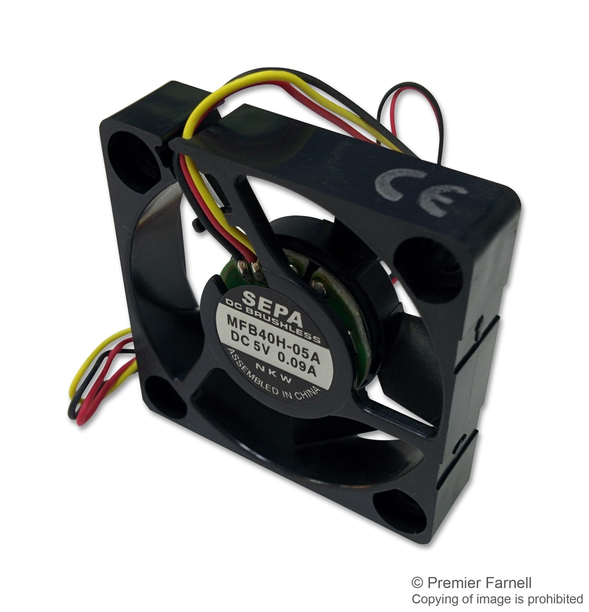 SEPA Axial MFB40H05A FAN, DC, AXIAL, MINIATURE SEPA 1217941 MFB40H05A