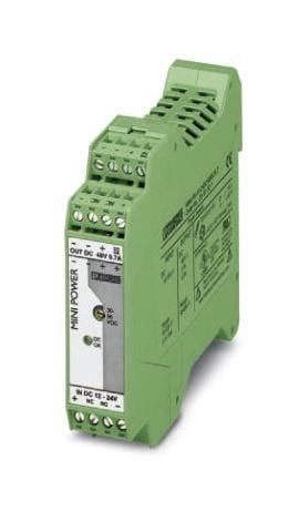 PHOENIX CONTACT Modules / DIN Rail / Front End MINI-PS- 12- 24DC/48DC/0.7 DC/DC CNVTR, F/ADJ, 1O/P, 48V, 0.7A PHOENIX CONTACT 3294210 MINI-PS- 12- 24DC/48DC/0.7