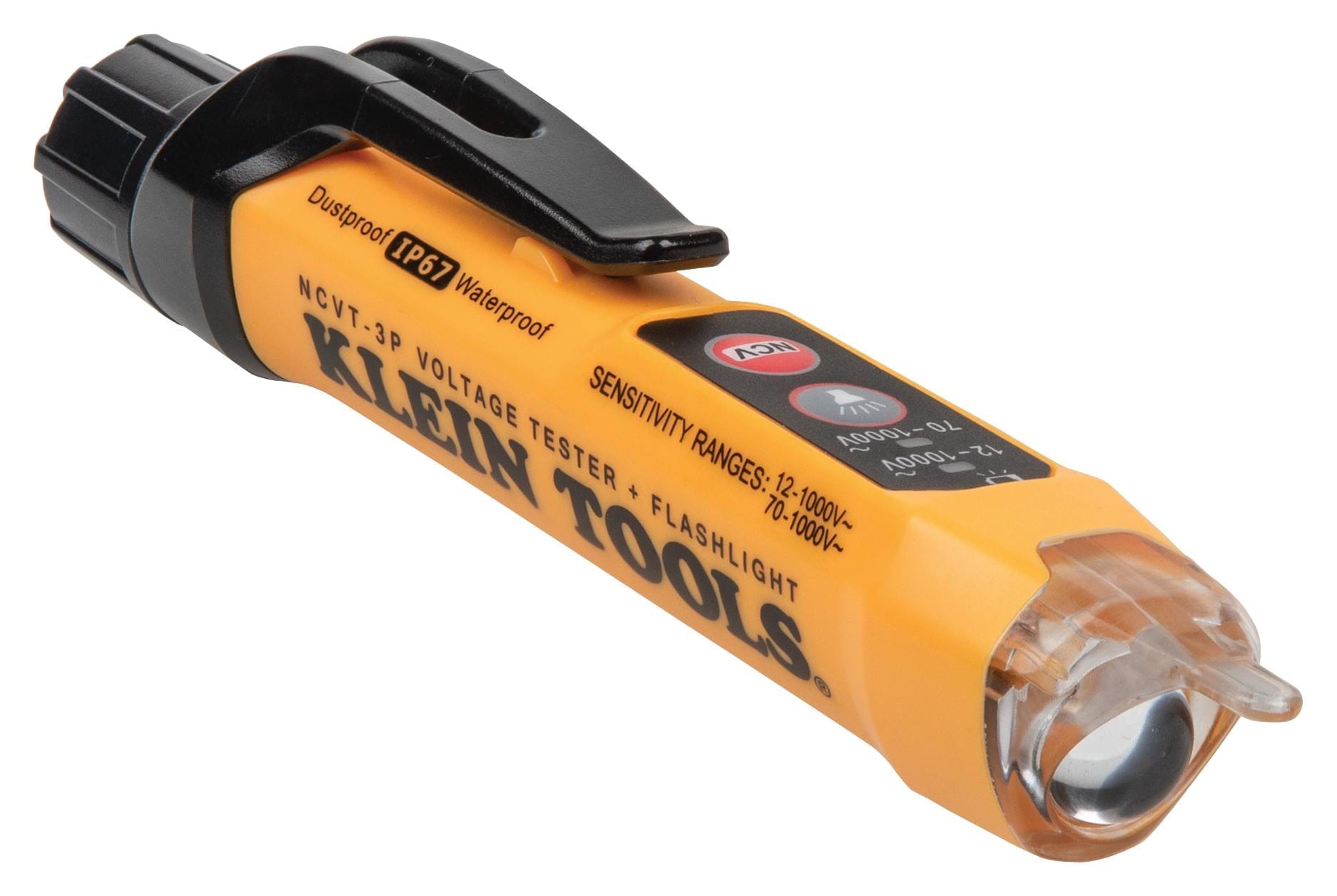 KLEIN TOOLS Voltage NCVT3P VOLTAGE TESTER, LED, 12V TO 1KV KLEIN TOOLS 3758580 NCVT3P