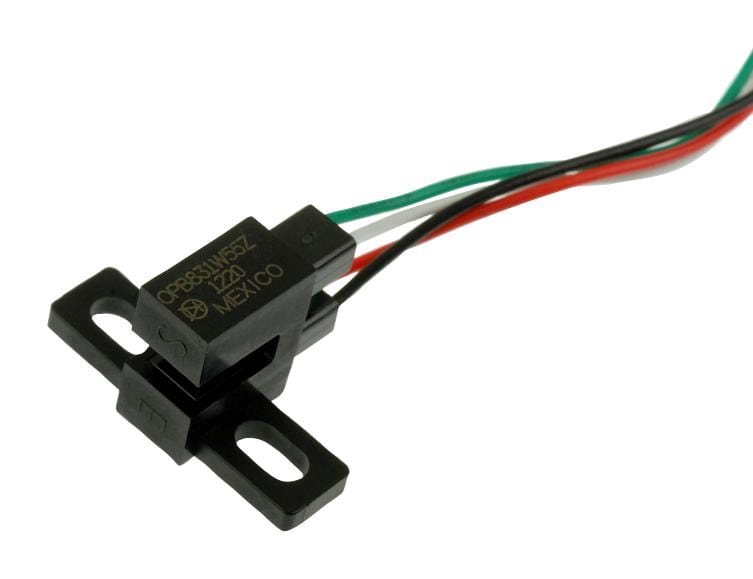 TT ELECTRONICS / OPTEK TECHNOLOGY Photo Interrupters - Transmissive OPB831W55Z TRANSMISSIVE SENSOR, 3.18MM, 0.05A, 1.7V TT ELECTRONICS / OPTEK TECHNOLOGY 2860798 OPB831W55Z