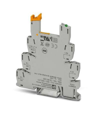 PHOENIX CONTACT Relay Sockets PLC-BSC- 5DC/21 RELAY SOCKET, 5VDC, DIN RAIL PHOENIX CONTACT 3259367 PLC-BSC- 5DC/21