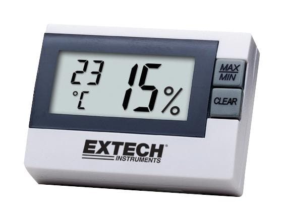 EXTECH INSTRUMENTS Humidity RHM16 MINI HYGRO-THERMOMETER MONITOR, 10-99%RH EXTECH INSTRUMENTS 3018732 RHM16