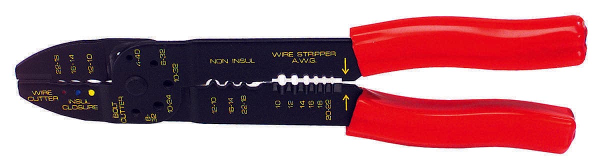 DURATOOL Crimp Tools SPC11307 CRIMP TOOL, HAND, 10-22AWG TERMINAL DURATOOL 2751186 SPC11307