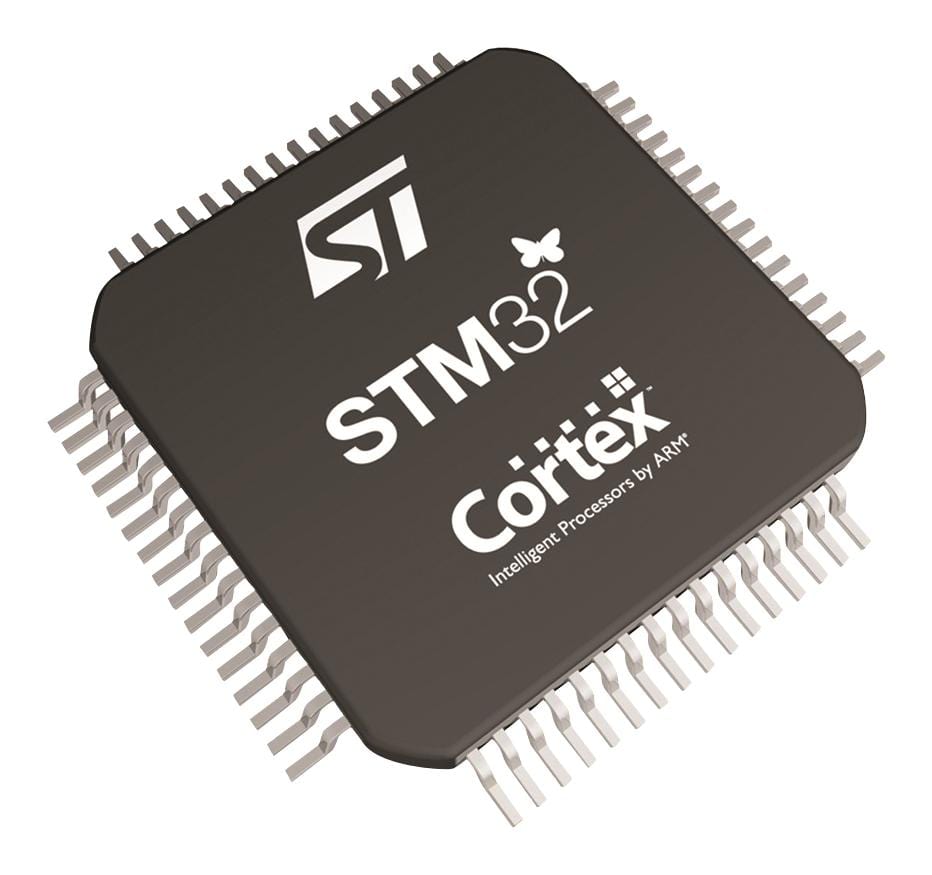 STMICROELECTRONICS Microcontrollers (MCU) - 32 Bit STM32F401RCT7 MCU, 32BIT, CORTEX-M4, 84MHZ, LQFP-64 STMICROELECTRONICS 2490855 STM32F401RCT7