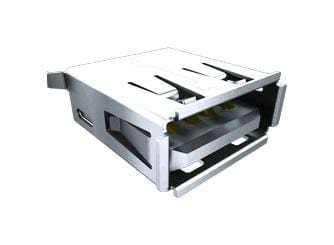 SAMTEC USB Connectors USB-A-S-S-B-SM2 USB CONN, 2.0 TYPE A, RCPT, 4POS, SMT SAMTEC 3695446 USB-A-S-S-B-SM2