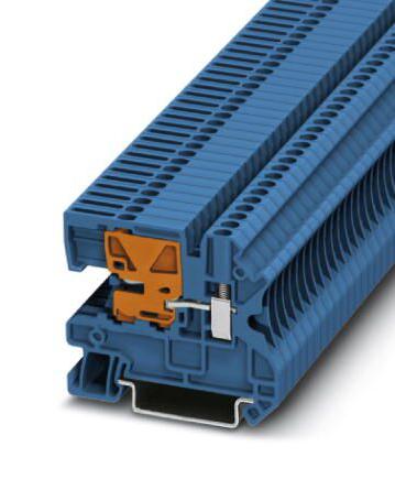 PHOENIX CONTACT DIN Rail Mount UTN 2,5 DIN RAIL TB, N DISCONNECT, 2WAY, 12AWG PHOENIX CONTACT 3241280 UTN 2,5