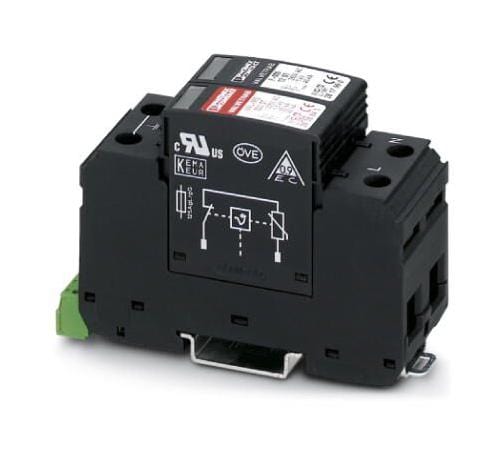 PHOENIX CONTACT Data Line / Mains Surge Protectors VAL-MS 320/1+1-FM SURGE PROTECTOR, 40KA, 320V PHOENIX CONTACT 3252739 VAL-MS 320/1+1-FM