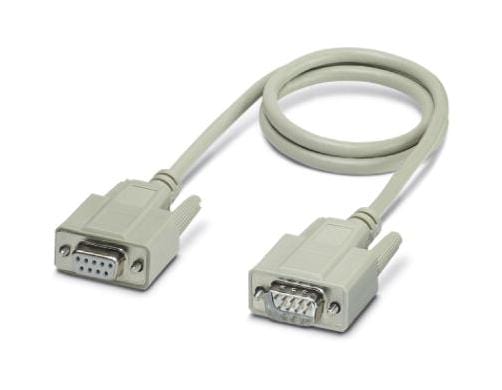 PHOENIX CONTACT Computer Cables VS-09-DSUB-20-LI-2,0 CBL ASSY, D SUB 9P PLUG-RCP, 2M, GREY PHOENIX CONTACT 3285184 VS-09-DSUB-20-LI-2,0