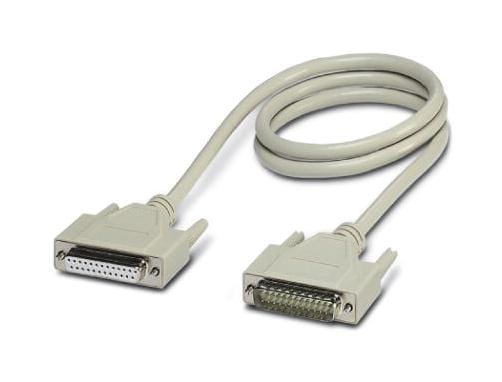 PHOENIX CONTACT Computer Cables VS-25-DSUB-20-LI-1,0 CBL ASSY, D SUB 25P PLUG-RCP, 1M, GREY PHOENIX CONTACT 3285189 VS-25-DSUB-20-LI-1,0