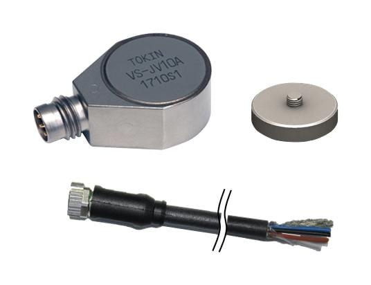 KEMET Vibration & Shock VS-JV10A-K03 VIBRATION SENSOR W/ CABLE, 500UA, 5V KEMET 3289101 VS-JV10A-K03