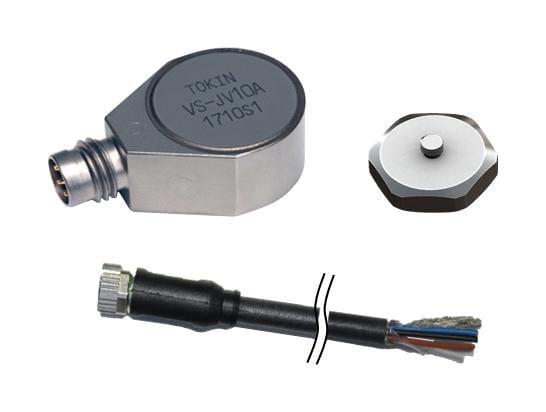 KEMET Vibration & Shock VS-JV10A-K04 VIBRATION SENSOR W/ CABLE, 500UA, 5V KEMET 3289103 VS-JV10A-K04