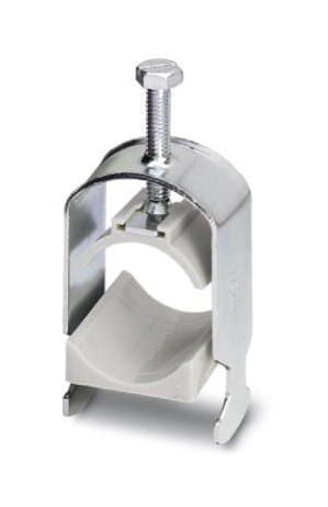 PHOENIX CONTACT Cable Clips WCC 34 CABLE CLAMP, STEEL, SILVER, 97MM, 34MM PHOENIX CONTACT 3256547 WCC 34