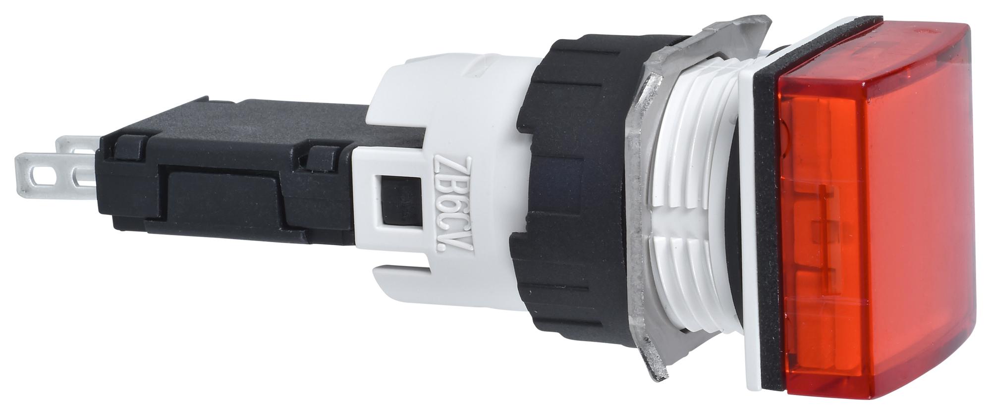 SCHNEIDER ELECTRIC Panel Indicators XB6CV4BB LED PANEL INDICATOR, 16MM, RED, 24V SCHNEIDER ELECTRIC 3111034 XB6CV4BB