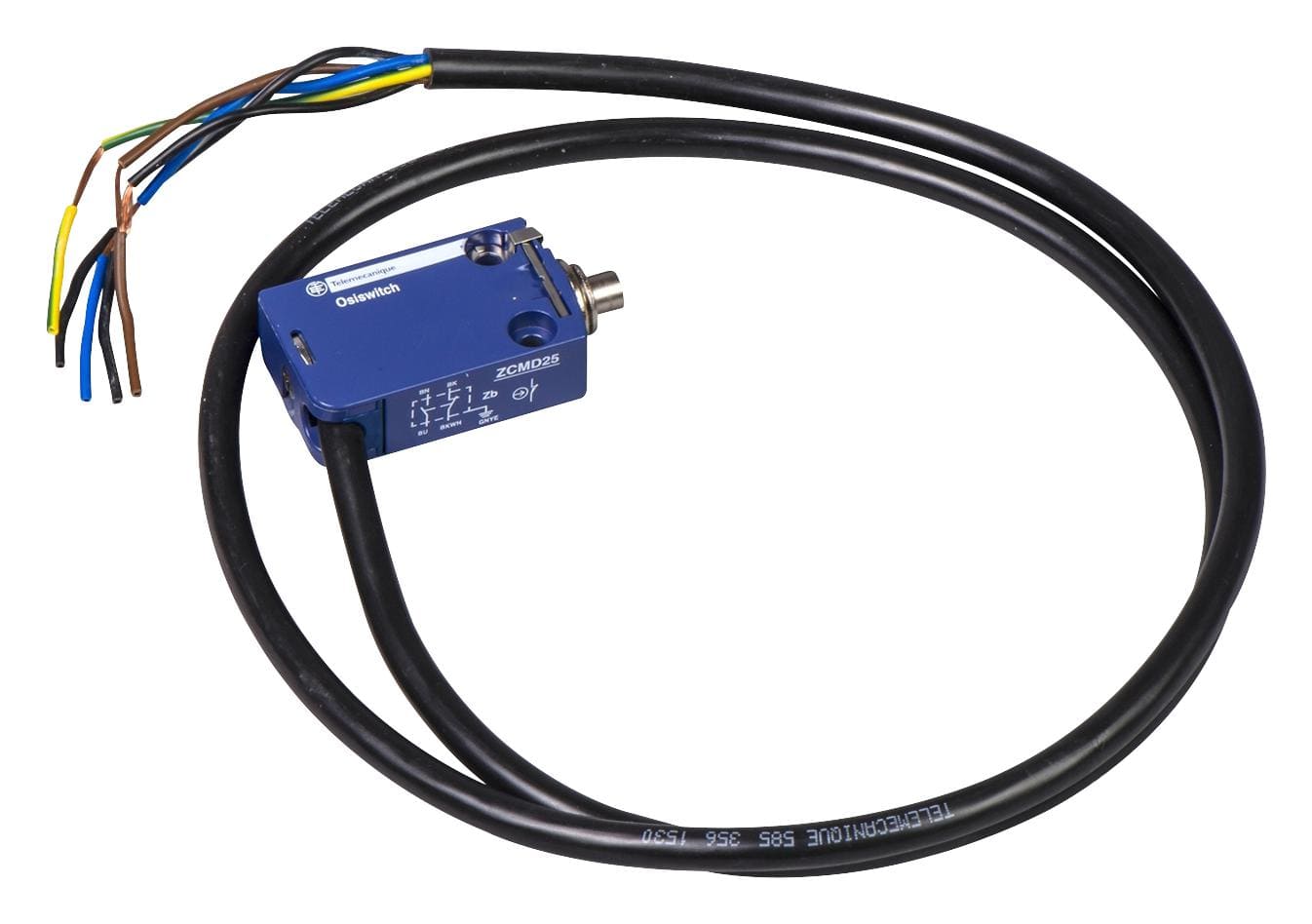 TELEMECANIQUE SENSORS Limit Switch XCMD3926T1 LIMIT SW, LEVER, DPST-NC/SPST-NO, 0.75A TELEMECANIQUE SENSORS 3212851 XCMD3926T1