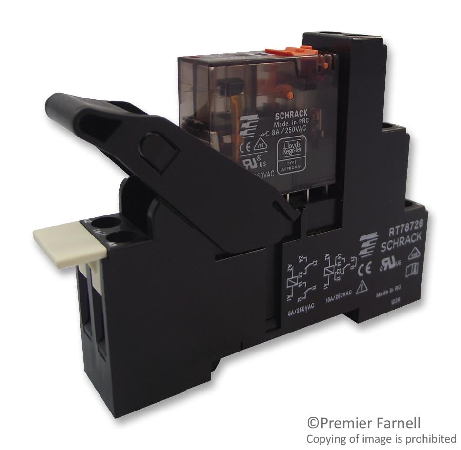 SCHRACK - TE CONNECTIVITY Power - General Purpose XT4S4S15 RELAY, DPDT, 240VAC, 8A SCHRACK - TE CONNECTIVITY 2325644 XT4S4S15