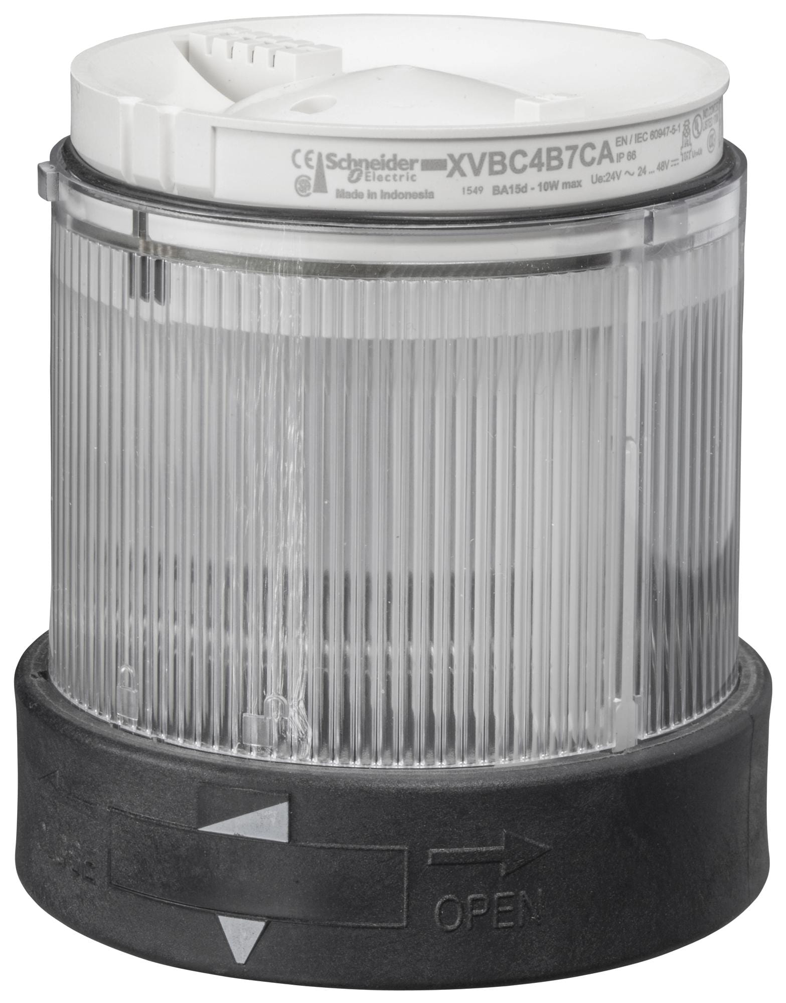 SCHNEIDER ELECTRIC Visual Signal Indicator Units XVBC2B7D VISUAL SIGNAL UNIT, STEADY, 70MM, CLEAR SCHNEIDER ELECTRIC 3116004 XVBC2B7D