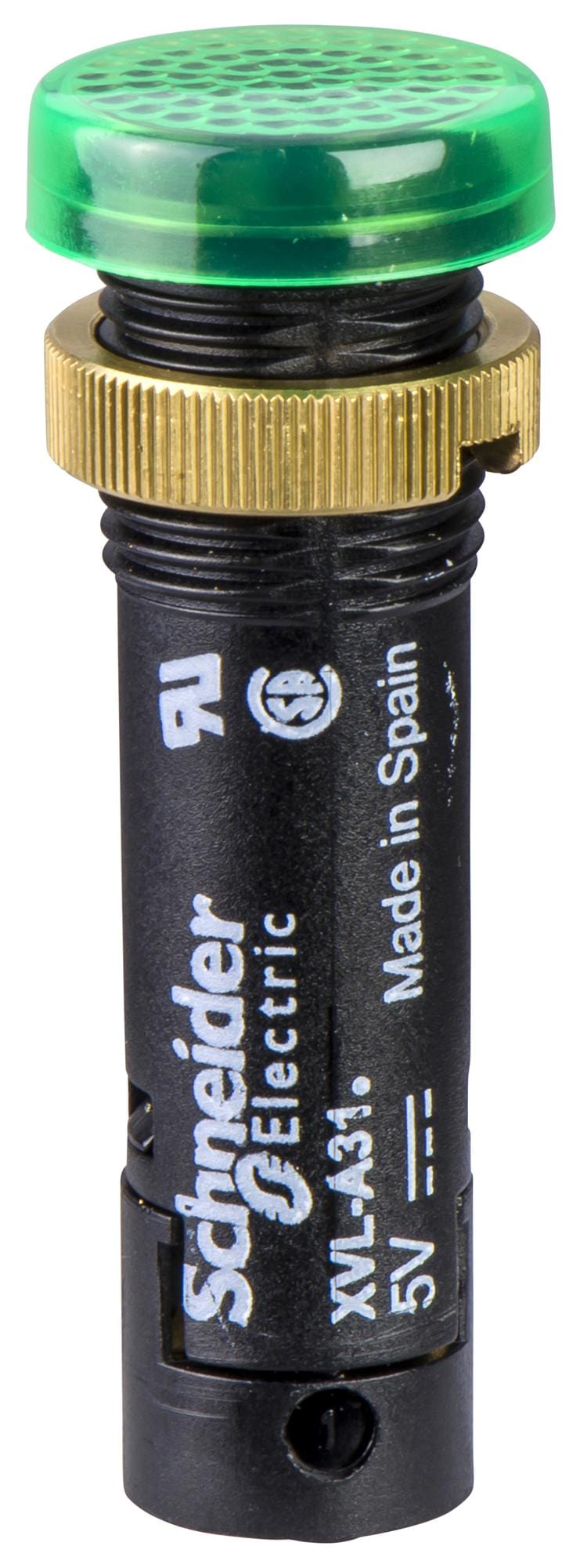 SCHNEIDER ELECTRIC Panel Indicators XVLA333 LED PANEL INDICATOR, 12MM, GRN, 24VDC SCHNEIDER ELECTRIC 3111119 XVLA333