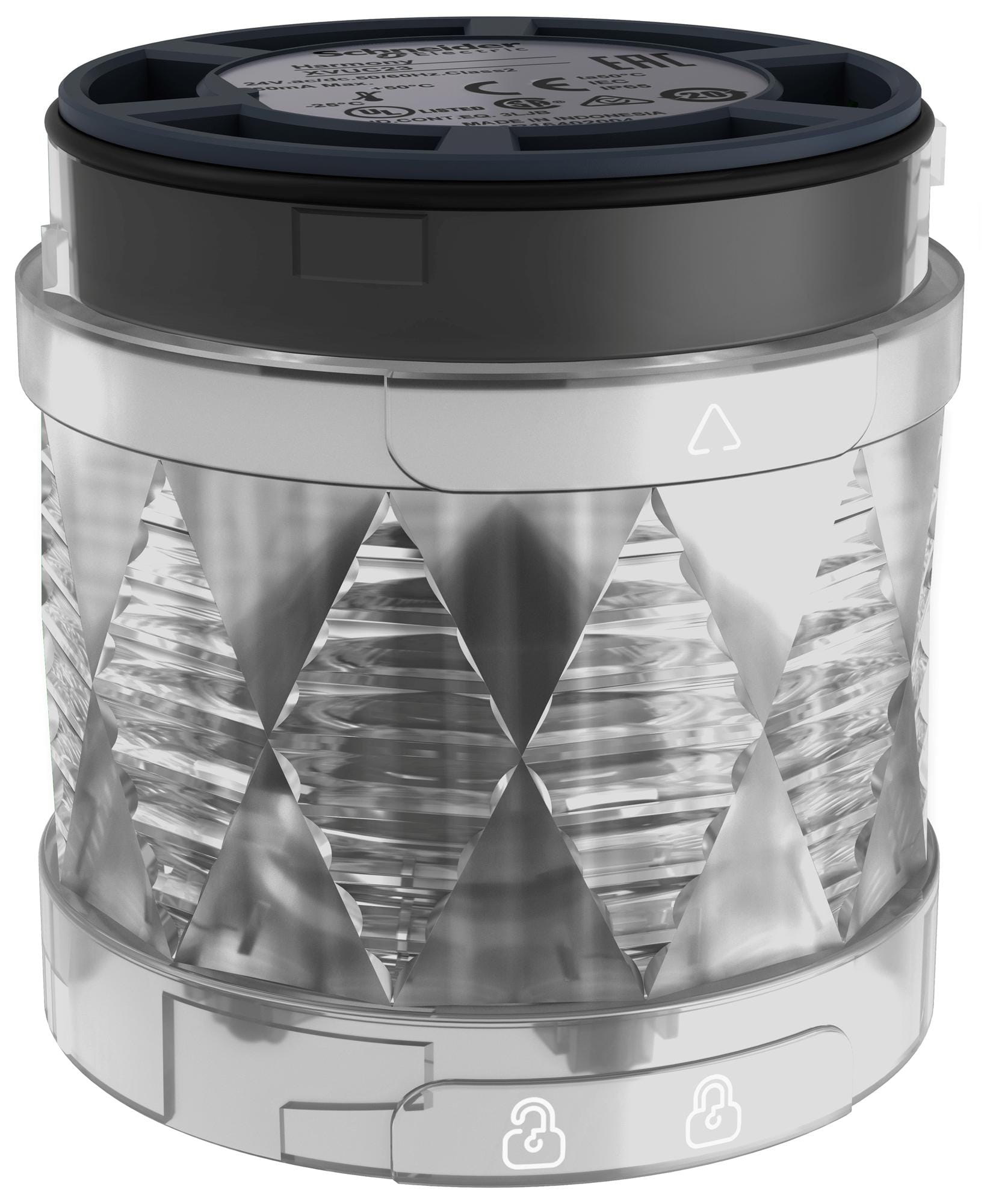 SCHNEIDER ELECTRIC Visual Signal Indicator Units XVUC27 VISUAL INDICATOR UNIT, STEADY, WHITE SCHNEIDER ELECTRIC 3116135 XVUC27