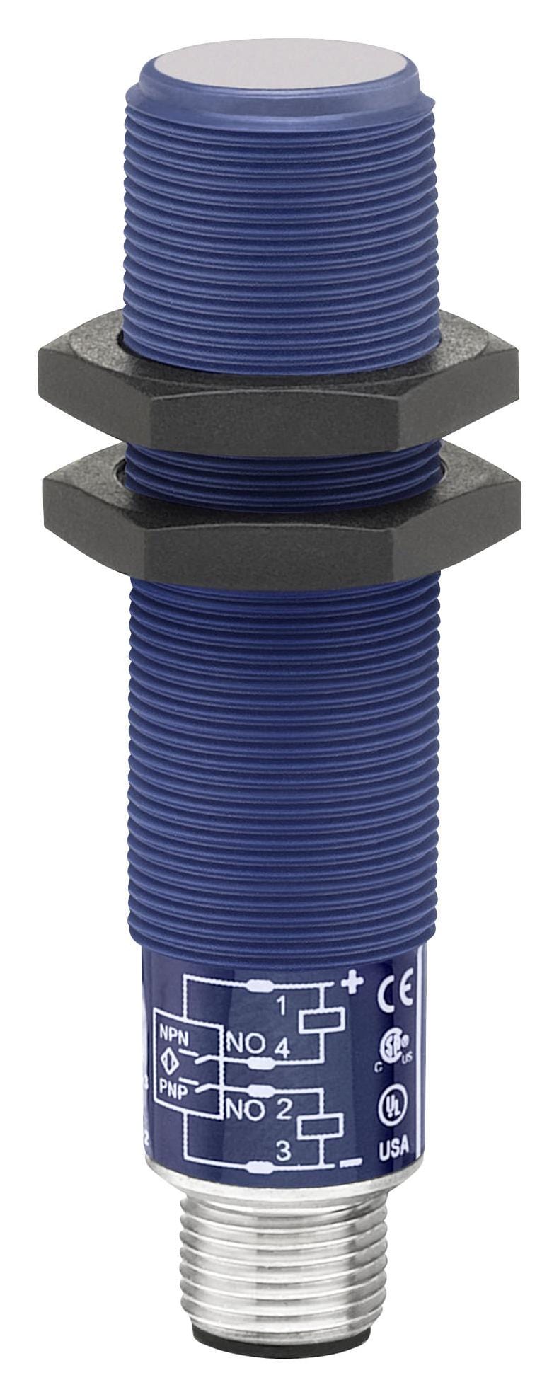 TELEMECANIQUE SENSORS Ultrasonic XXR18A4KAM12 ULTRASONIC SENSOR, 1M, 24VDC TELEMECANIQUE SENSORS 3131418 XXR18A4KAM12