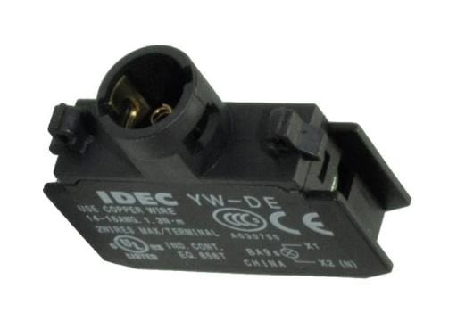 IDEC Schakelaar Accesoires YW-DE BA9 LAMP CARRIER SCREW TERMINAL, IP20 IDEC 3771026 YW-DE