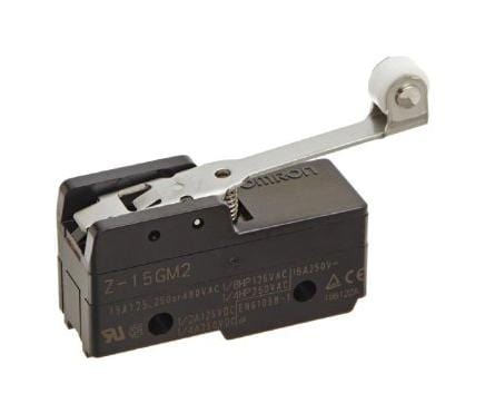 OMRON Microswitch Z-15GM2-B MICROSWITCH, SPDT, 15A, 250VAC, SCREW OMRON 3413290 Z-15GM2-B